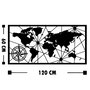 Wallity World Map Large 2 Negro